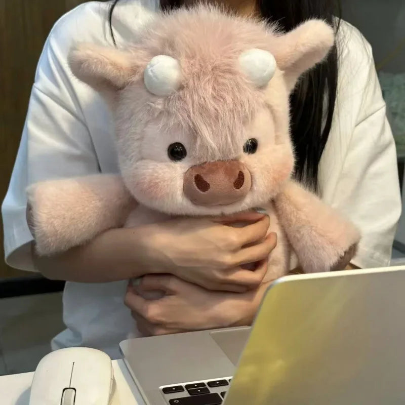 30/40cm Cute West Highland Calf Plush Toys Creative Run Fast Cartoon Soft Stuffed Animal Babys Appease Doll Pendat for Kid Gifts