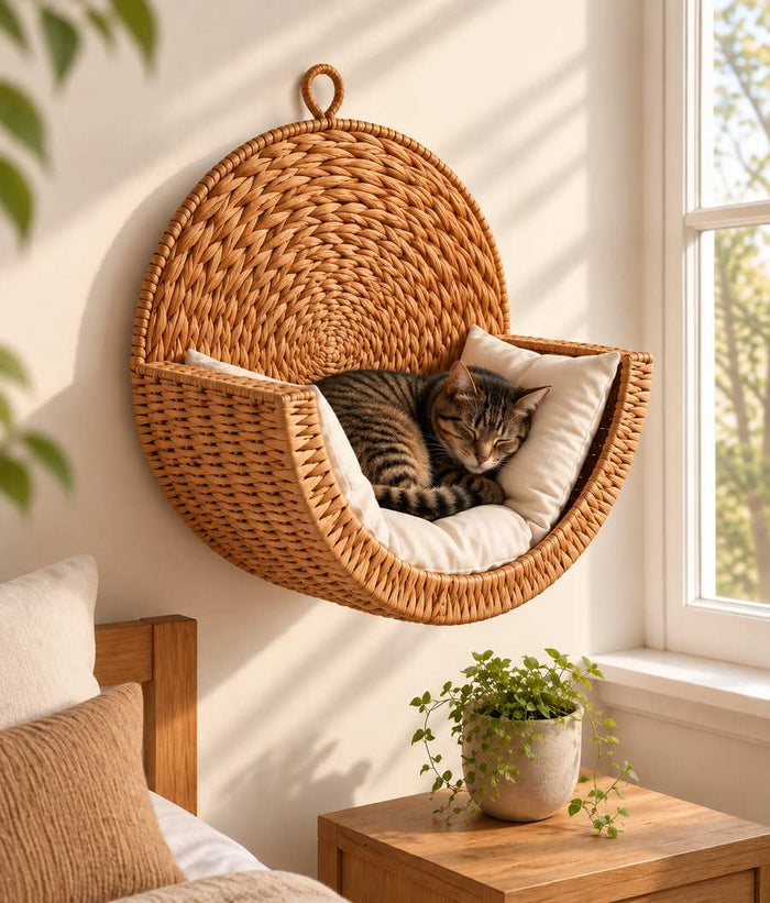 The Cozzyle Wall-Mounted Cat Bed™