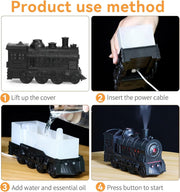 Train Diffusers for Essential Oils,300ml Magic Train Diffuser, Large Room Remote Control Aromatherapy Diffuser, Ultrasonic Cool Mist Humidifier Auto Off for Office Bedroom
