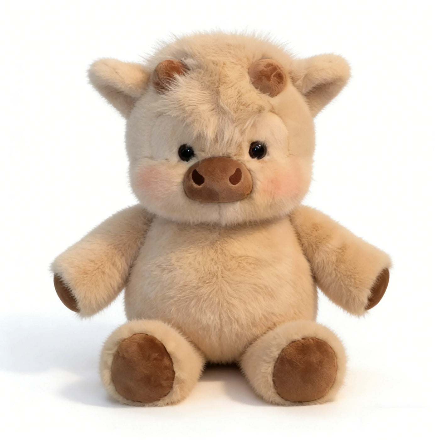 30/40cm Cute West Highland Calf Plush Toys Creative Run Fast Cartoon Soft Stuffed Animal Babys Appease Doll Pendat for Kid Gifts