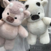 30/40cm Cute West Highland Calf Plush Toys Creative Run Fast Cartoon Soft Stuffed Animal Babys Appease Doll Pendat for Kid Gifts