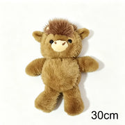30/40cm Cute West Highland Calf Plush Toys Creative Run Fast Cartoon Soft Stuffed Animal Babys Appease Doll Pendat for Kid Gifts